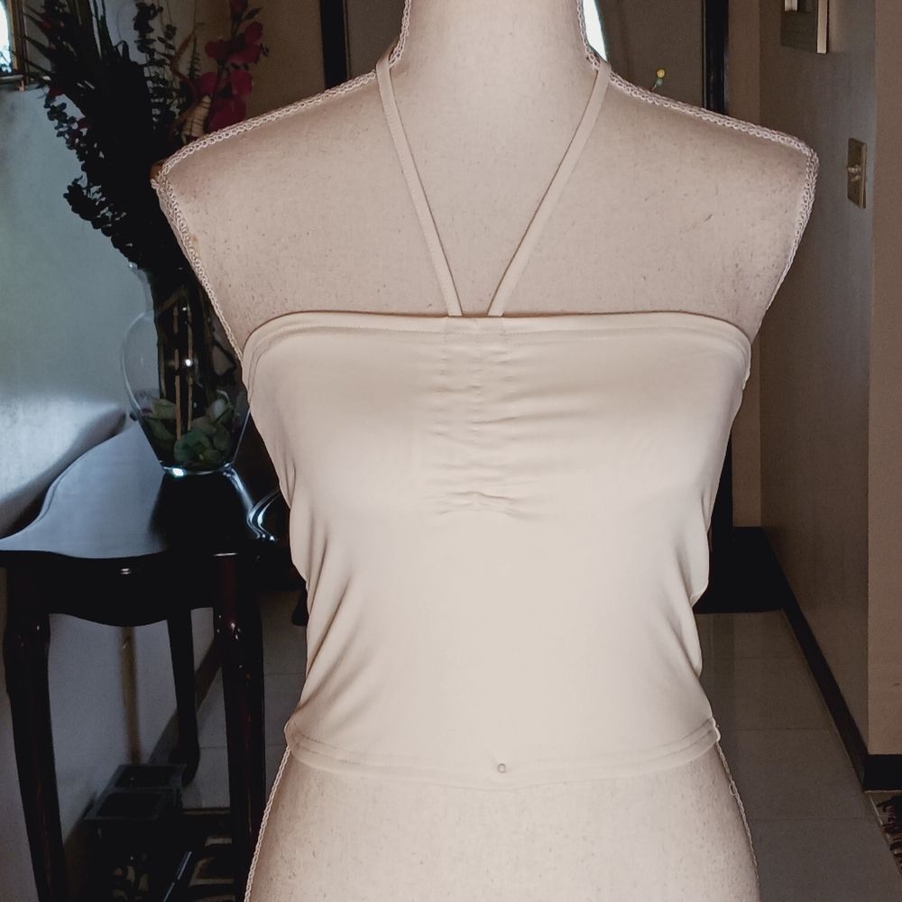 MICAS Halter Ruched Cami Top NWT